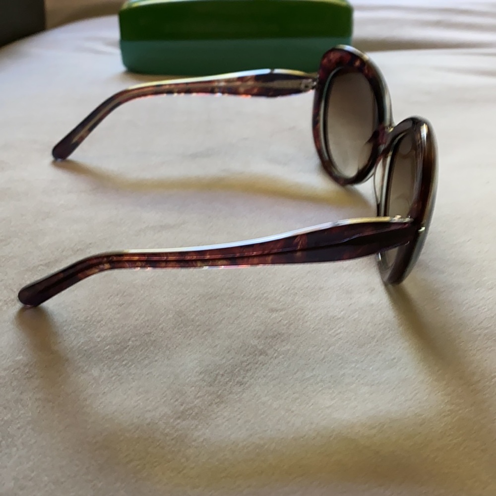 Kate Spade tortoise shell cat eye sunglasses EUC - Picture 2 of 4